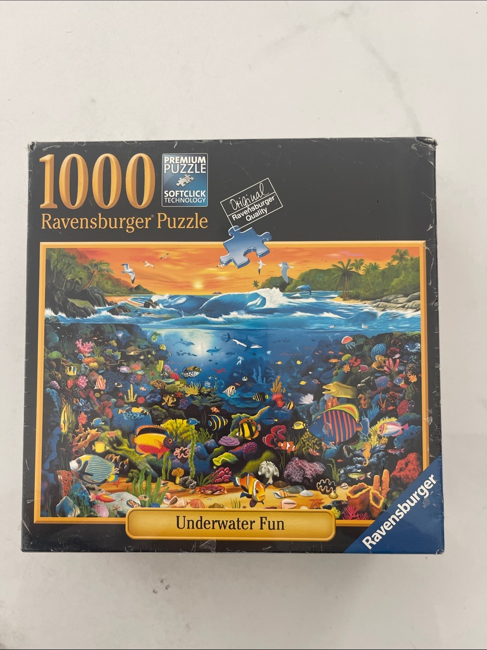 Ravensburger Underwater Fun Puzzle — Bright Blue, Yellow, Orange, Pink, Green